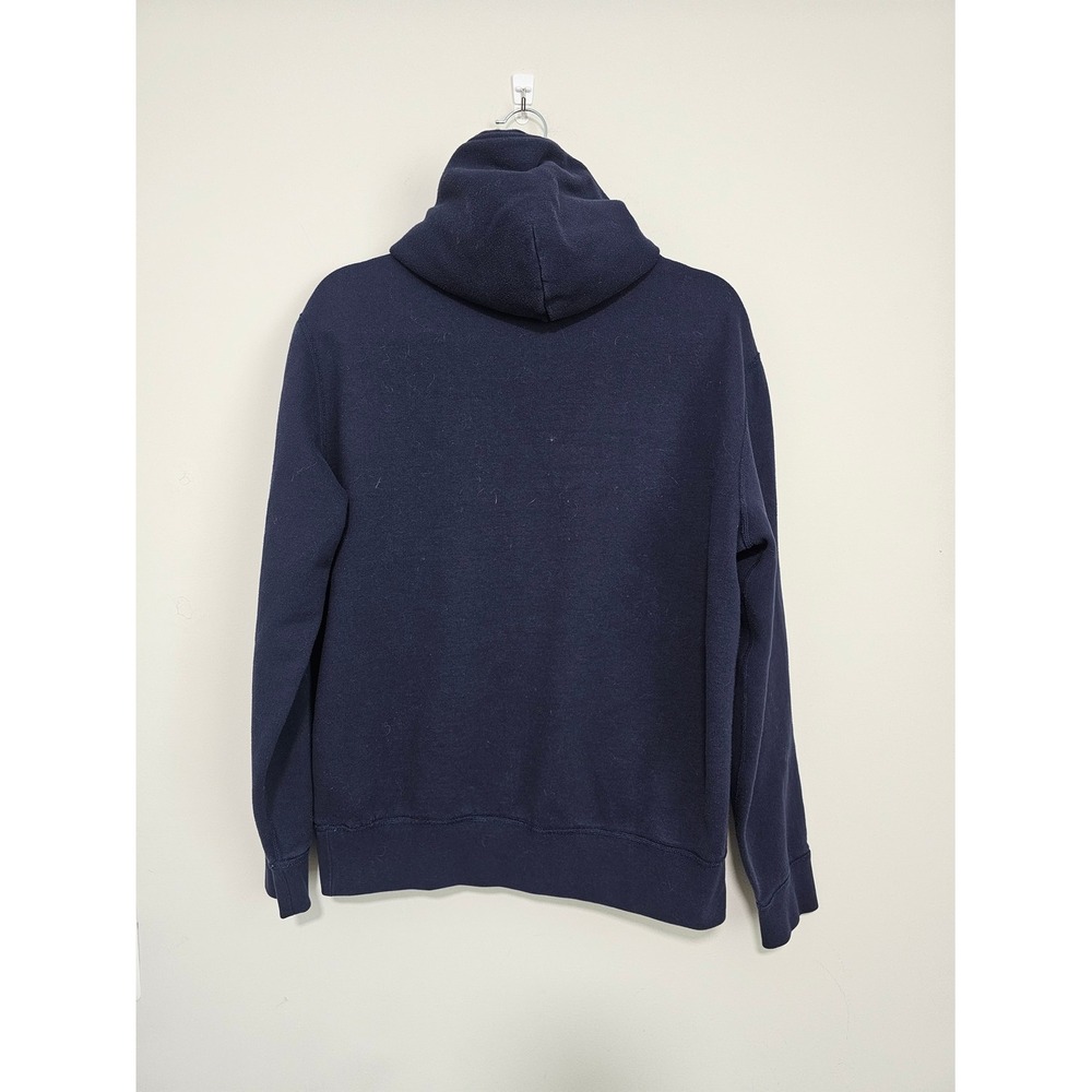 Polo Ralph Lauren M Spellout Hoodie Colligiate Navy Blue Logo Varsity Preppy ~ - Picture 2 of 9